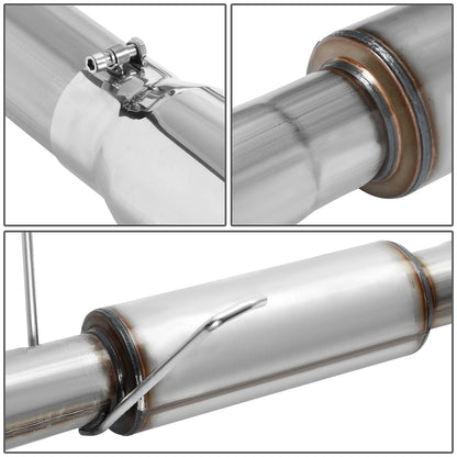 TUBERIA CATBACK CATBACK - 03-04 DODGE RAM 2500, 3500 5.9L - TURBO DIESEL - SINGLE TIP - STAINLESS STEEL