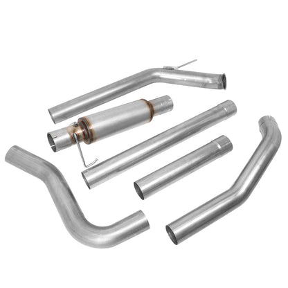 TUBERIA CATBACK CATBACK - 03-04 DODGE RAM 2500, 3500 5.9L - TURBO DIESEL - SINGLE TIP - STAINLESS STEEL