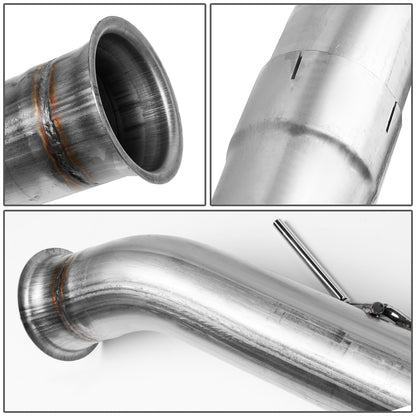 TUBERIA CATBACK CATBACK - 04-07 DODGE RAM 2500, 3500 5.9 - TURBO DIESEL - SINGLE TIP - STAINLESS STEEL
