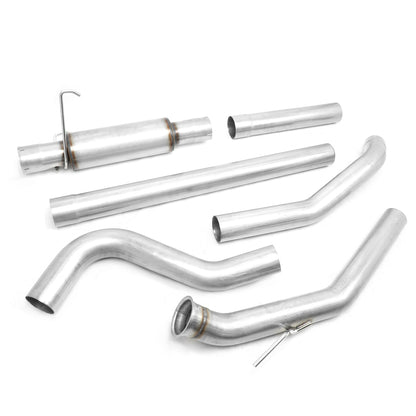 TUBERIA CATBACK CATBACK - 04-07 DODGE RAM 2500, 3500 5.9 - TURBO DIESEL - SINGLE TIP - STAINLESS STEEL