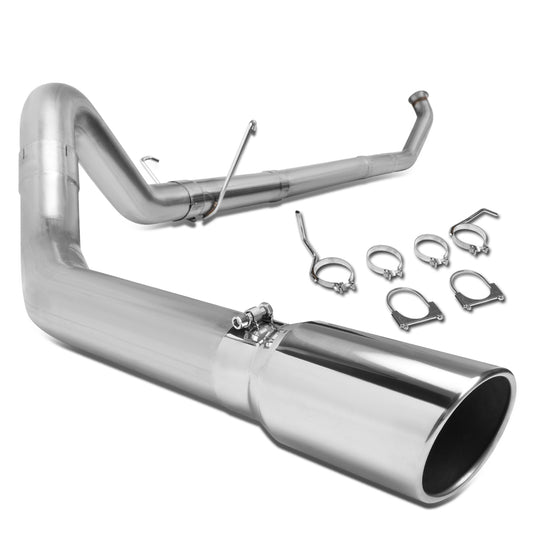 TUBERIA CATBACK CATBACK - 04-07 DODGE RAM 2500, 3500 5.9 - TURBO DIESEL- SINGLE TIP - STRAIGHT PIPE - STAINLESS STEEL