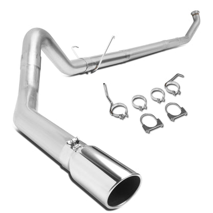 TUBERIA CATBACK CATBACK - 04-07 DODGE RAM 2500, 3500 5.9 - TURBO DIESEL- SINGLE TIP - STRAIGHT PIPE - STAINLESS STEEL