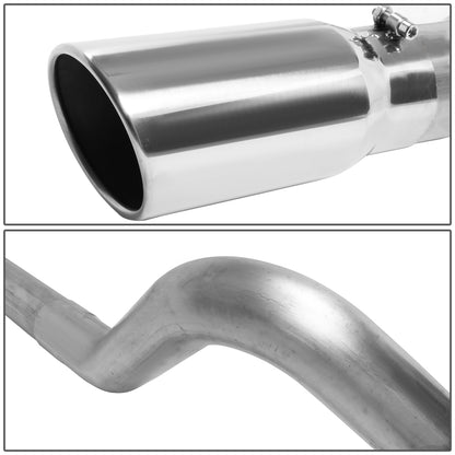 TUBERIA CATBACK CATBACK - 07-09 DODGE RAM 2500, 3500 6.7L L6 - DIESEL - SINGLE TIP - STAINLESS STEEL