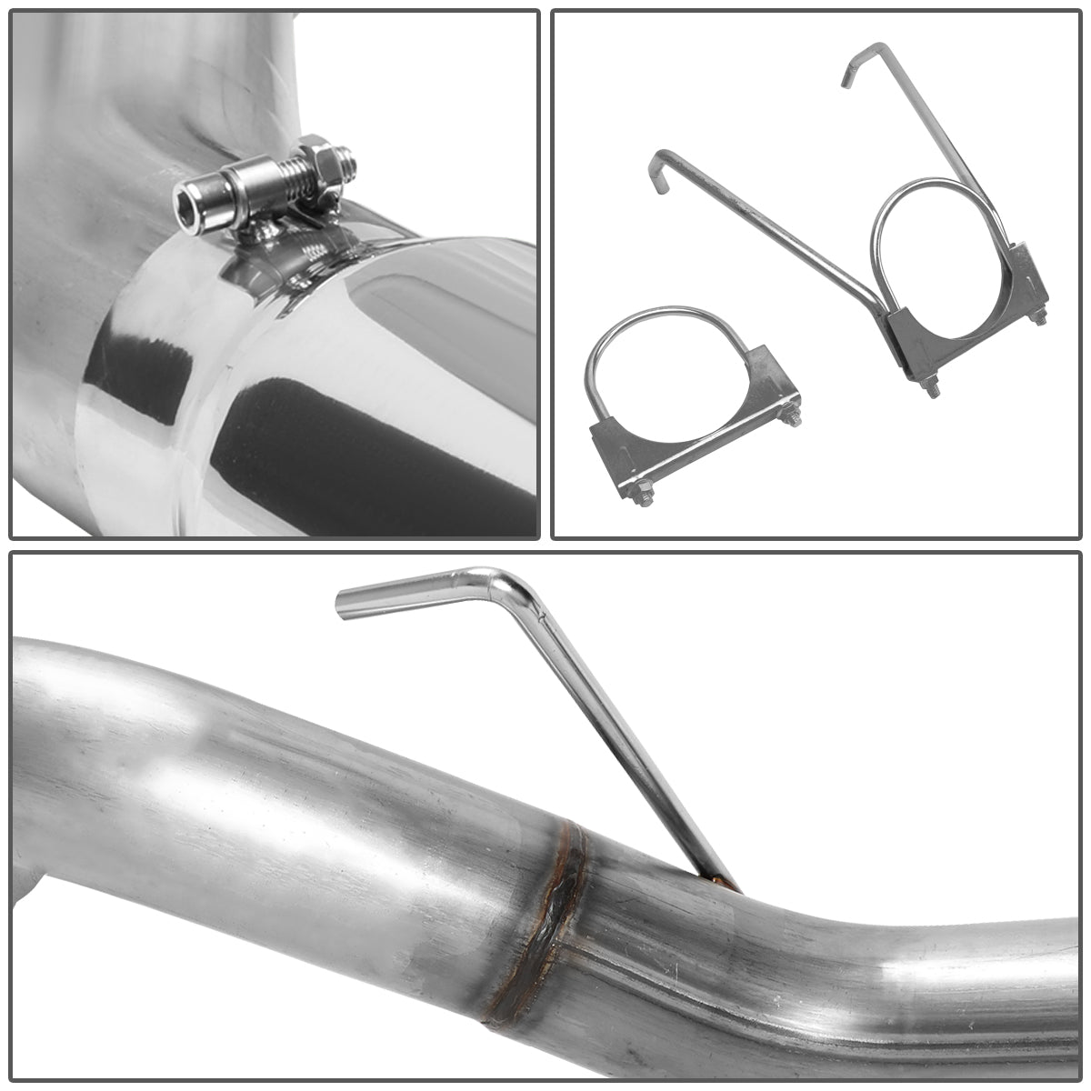 TUBERIA CATBACK CATBACK - 07-09 DODGE RAM 2500, 3500 6.7L L6 - DIESEL - SINGLE TIP - STAINLESS STEEL