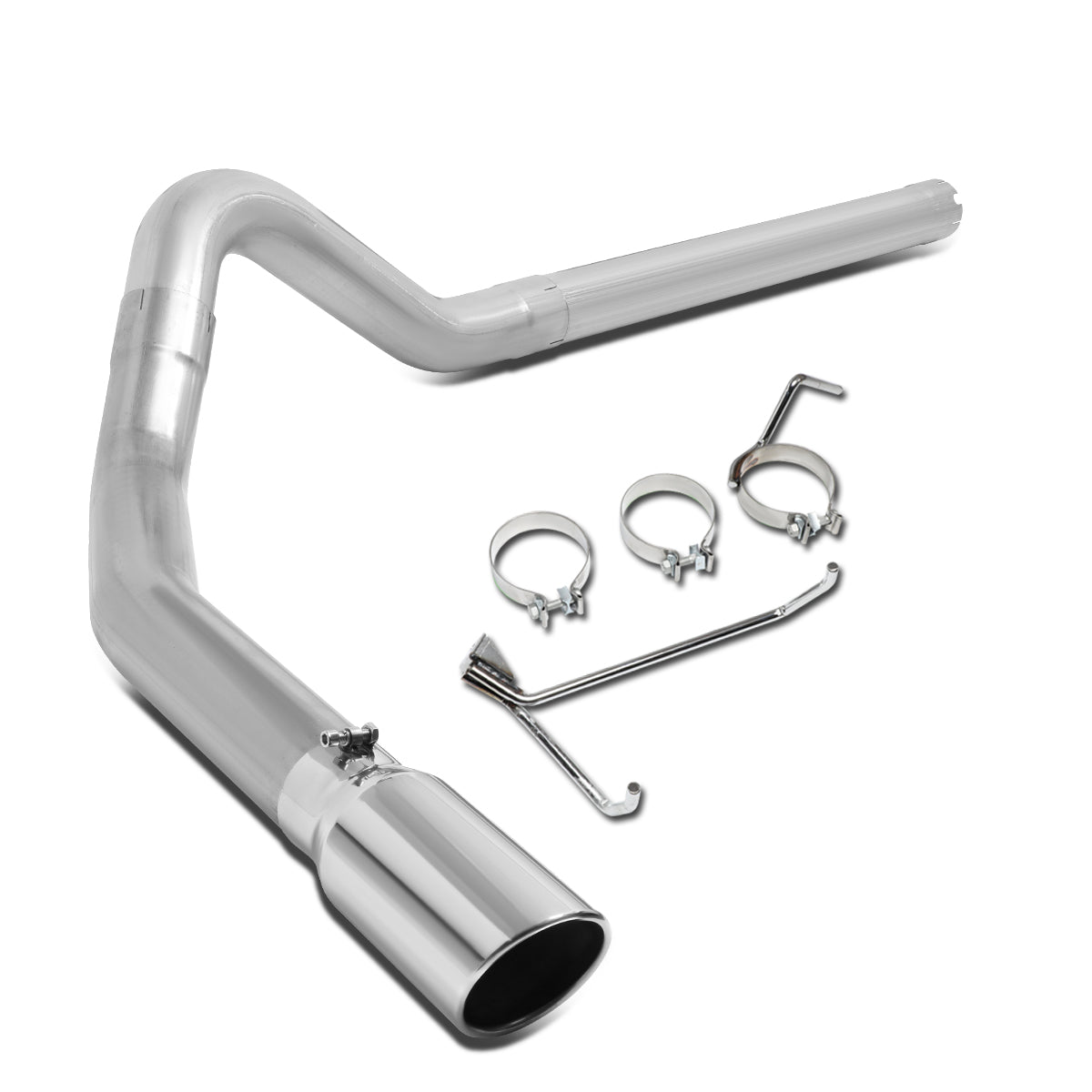 TUBERIA CATBACK CATBACK - 10-12 DODGE RAM 2500, 3500 6.7L L6 - DIESEL - SINGLE TIP - STAINLESS STEEL