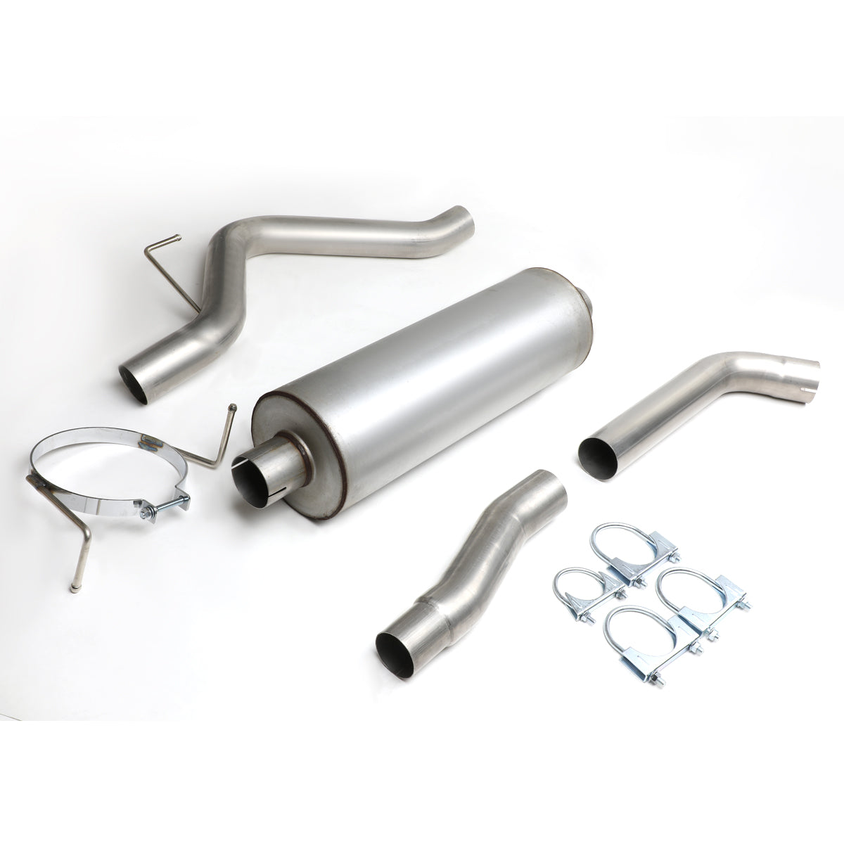 TUBERIA CATBACK CATBACK - 02-05 DODGE RAM 3.7L, 4.7L, 5.9L - STAINLESS STEEL
