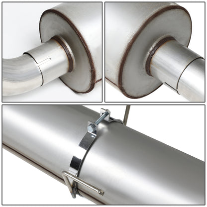 TUBERIA CATBACK CATBACK - 02-05 DODGE RAM 3.7L, 4.7L, 5.9L - STAINLESS STEEL