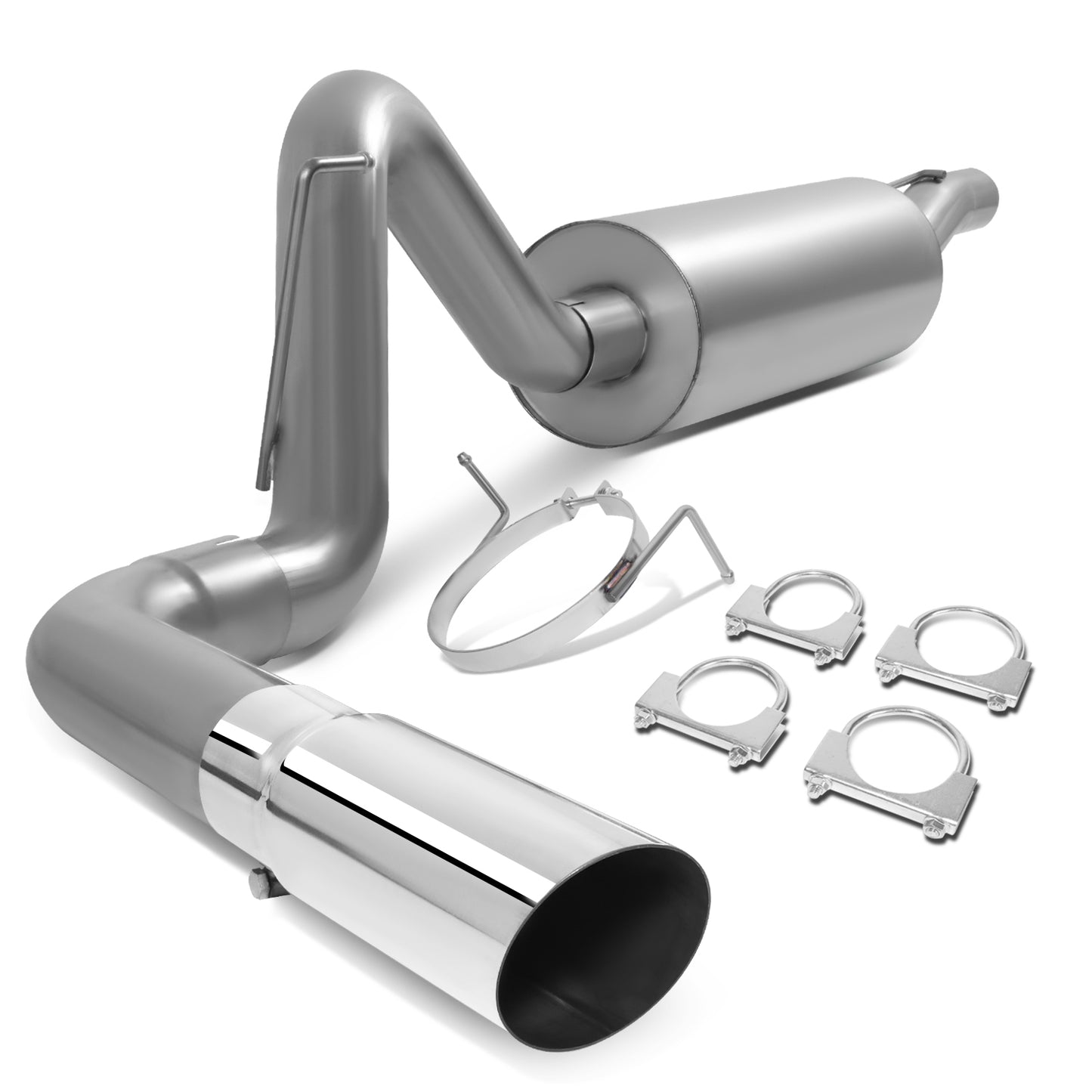TUBERIA CATBACK CATBACK - 04-05 DODGE RAM 5.7L - STAINLESS STEEL