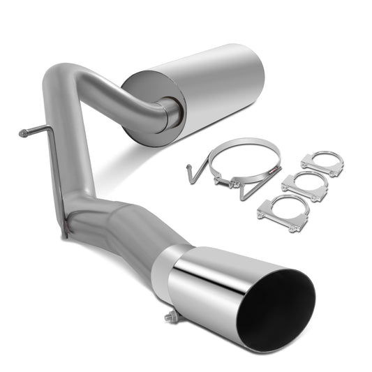 TUBERIA CATBACK CATBACK - 09-17 DODGE RAM 1500 / 10-17 DODGE RAM 2500 , 3500 4.7L / 5.7L V8 - SINGLE TIP - STAINLESS STEEL