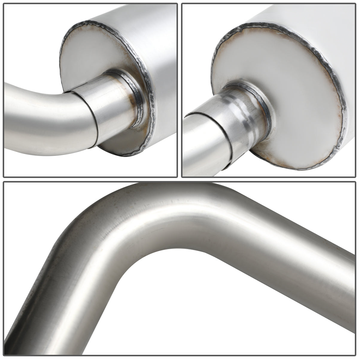 TUBERIA CATBACK CATBACK - 09-17 DODGE RAM 1500 / 10-17 DODGE RAM 2500 , 3500 4.7L / 5.7L V8 - SINGLE TIP - STAINLESS STEEL