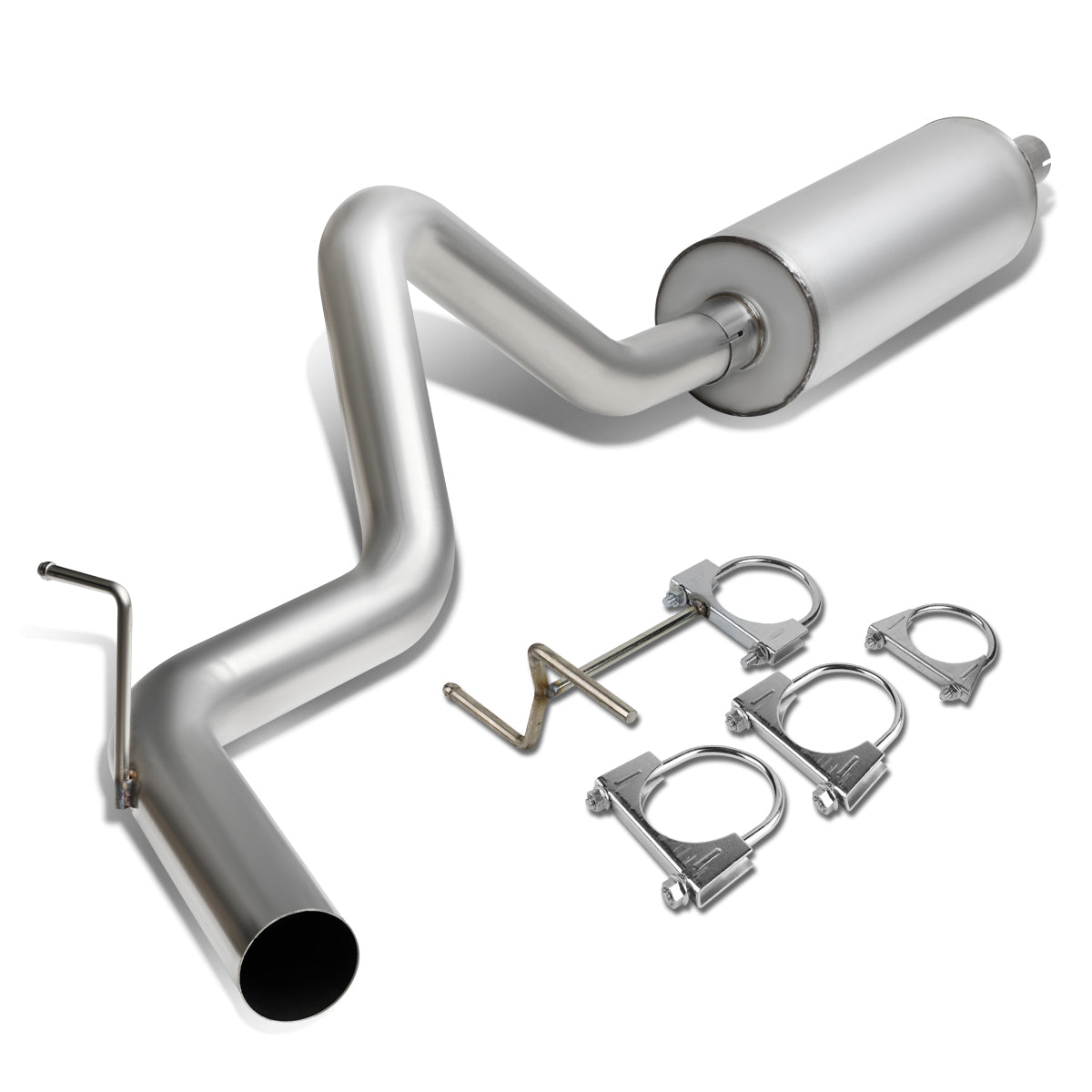 TUBERIA CATBACK CATBACK - 94-97 DODGE RAM 1500 3.9L / 5.2L / 5.9L - SINGLE TIP - STAINLESS STEEL