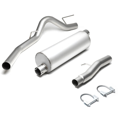 TUBERIA CATBACK CATBACK - 09-10 FORD F-150 4.6L, 5.4L - SINGLE TIP - STAINLESS STEEL