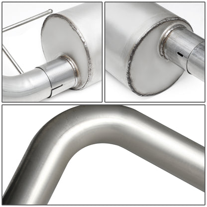 TUBERIA CATBACK CATBACK - 09-10 FORD F-150 4.6L, 5.4L - SINGLE TIP - STAINLESS STEEL