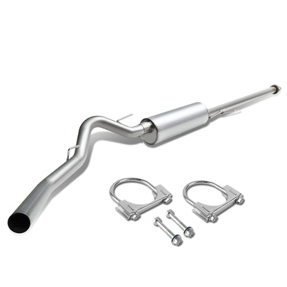 TUBERIA CATBACK CATBACK - 11-14 FORD F-150 3.7L / 5.0L - STANDARD CAB - SINGLE TIP - STAINLESS STEEL