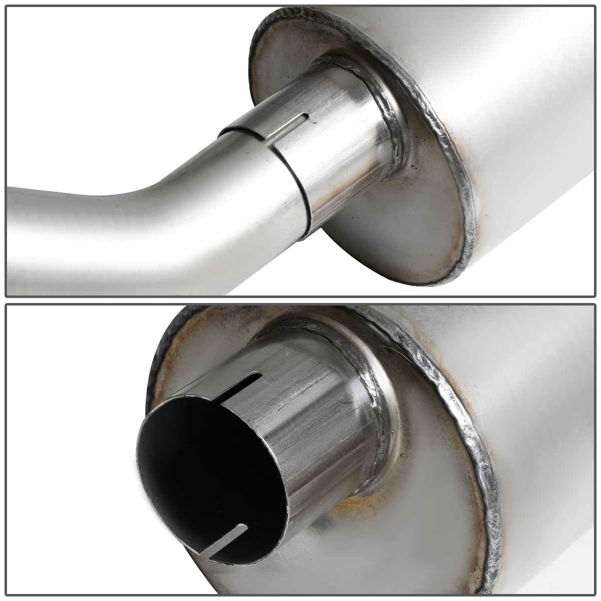 TUBERIA CATBACK CATBACK - 11-14 FORD F-150 3.7L / 5.0L - STANDARD CAB - SINGLE TIP - STAINLESS STEEL