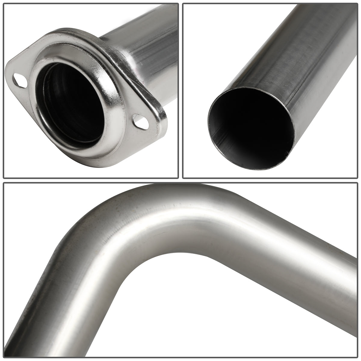 TUBERIA CATBACK CATBACK - 11-14 FORD F-150 3.7L / 5.0L - STANDARD CAB - SINGLE TIP - STAINLESS STEEL