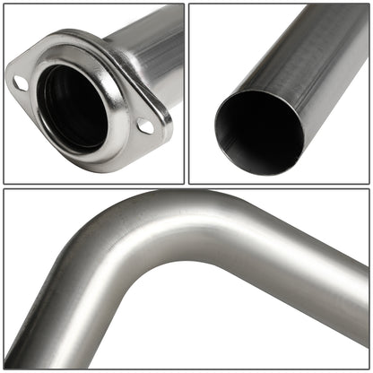 TUBERIA CATBACK CATBACK - 11-14 FORD F-150 3.7L / 5.0L - STANDARD CAB - SINGLE TIP - STAINLESS STEEL