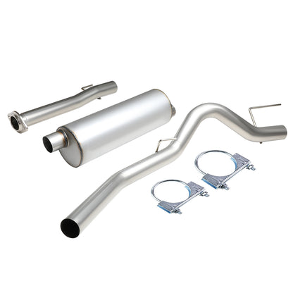 TUBERIA CATBACK CATBACK - 11-14 FORD F-150 3.5L - CREW CAB - SINGLE TIP - STAINLESS STEEL