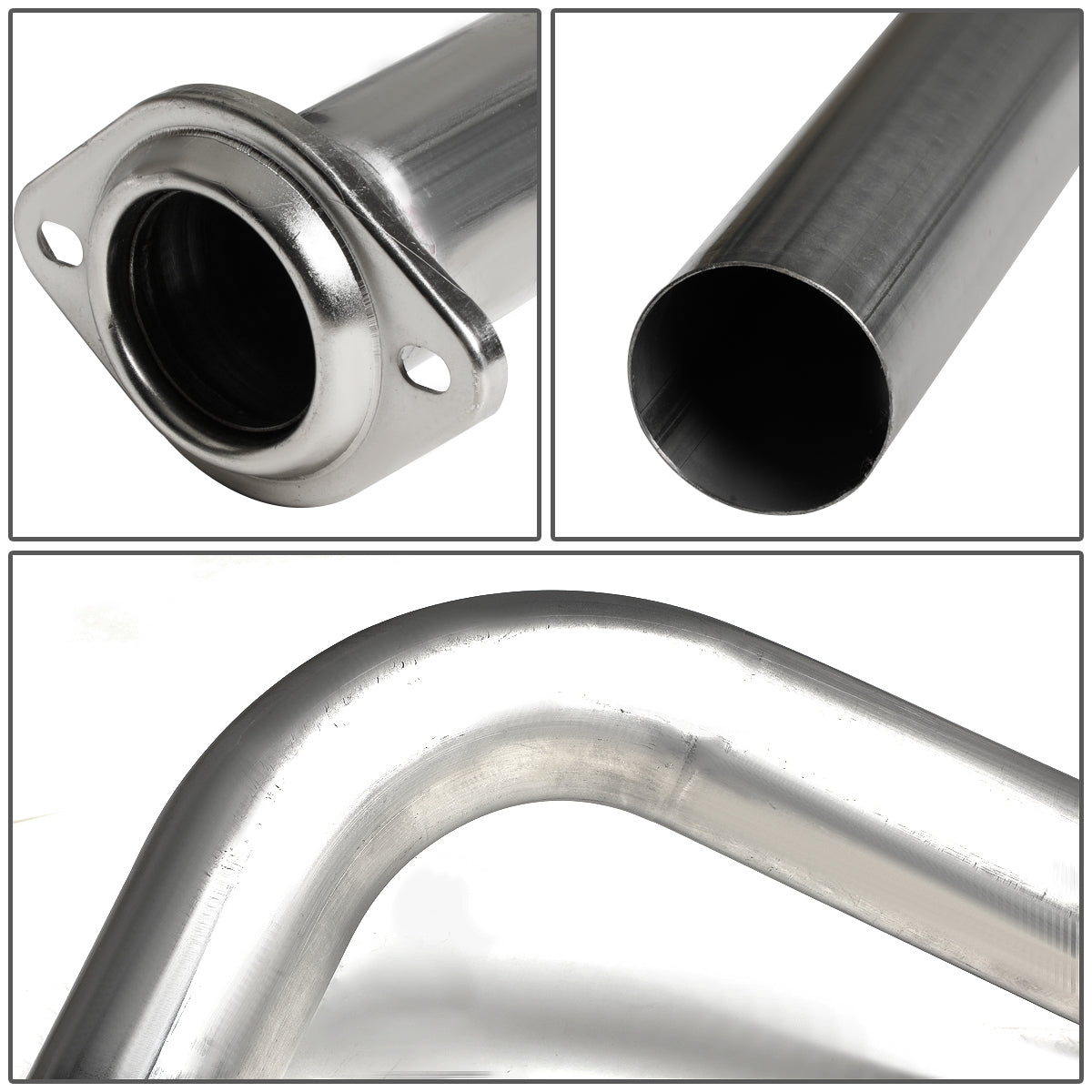TUBERIA CATBACK CATBACK - 11-14 FORD F-150 3.5L - CREW CAB - SINGLE TIP - STAINLESS STEEL