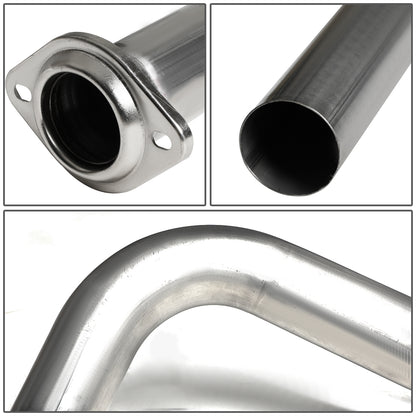 TUBERIA CATBACK CATBACK - 11-14 FORD F-150 3.5L - CREW CAB - SINGLE TIP - STAINLESS STEEL