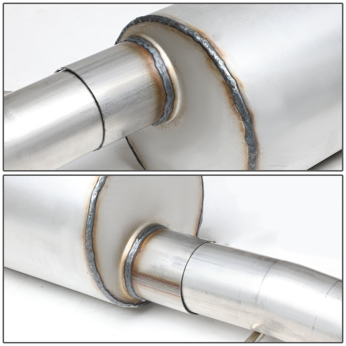 TUBERIA CATBACK CATBACK - 11-14 FORD F-150 3.5L - CREW CAB - SINGLE TIP - STAINLESS STEEL