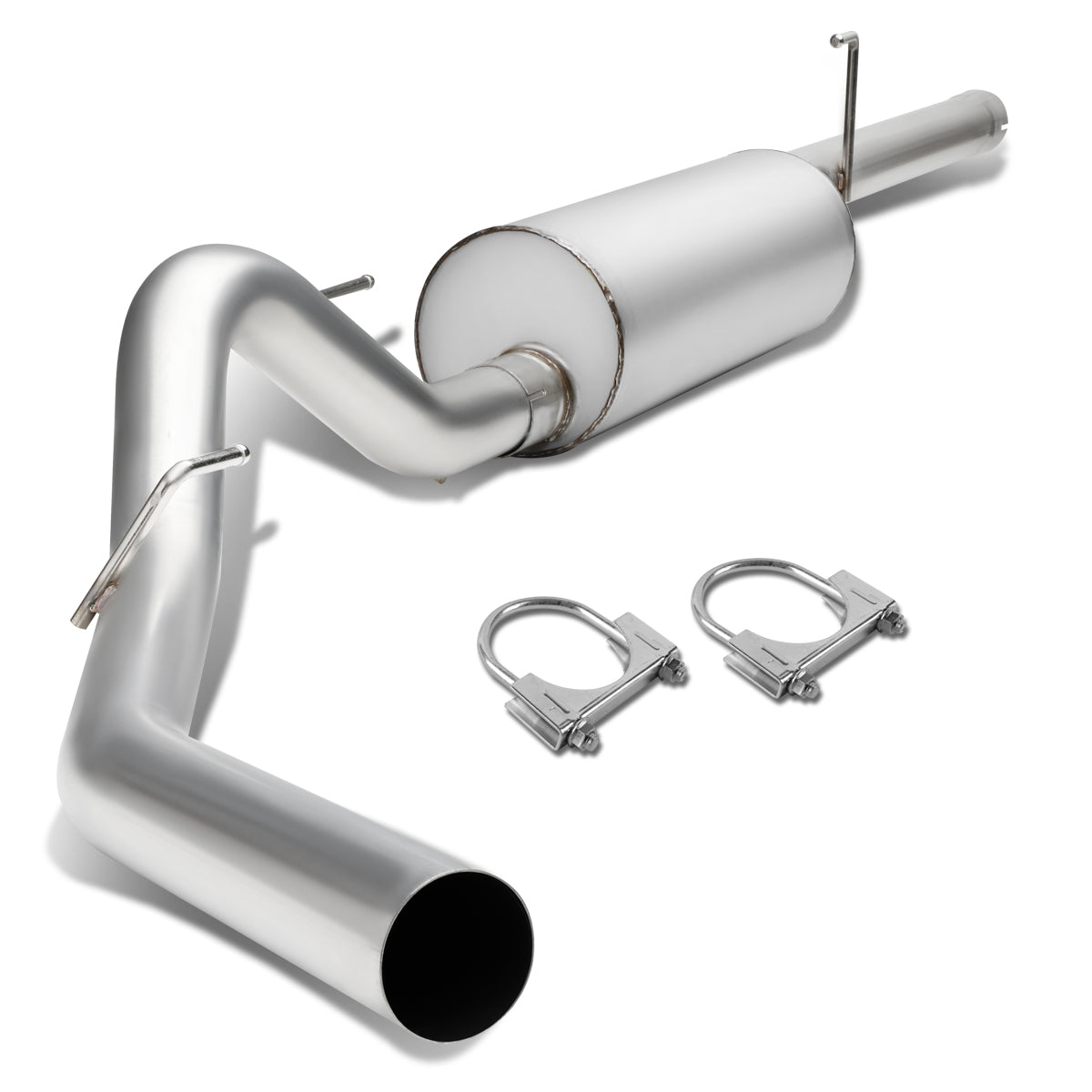 TUBERIA CATBACK CATBACK - 10-14 FORD F-150 6.2L - EXTENDED CAB - SINGLE TIP - STAINLESS STEEL
