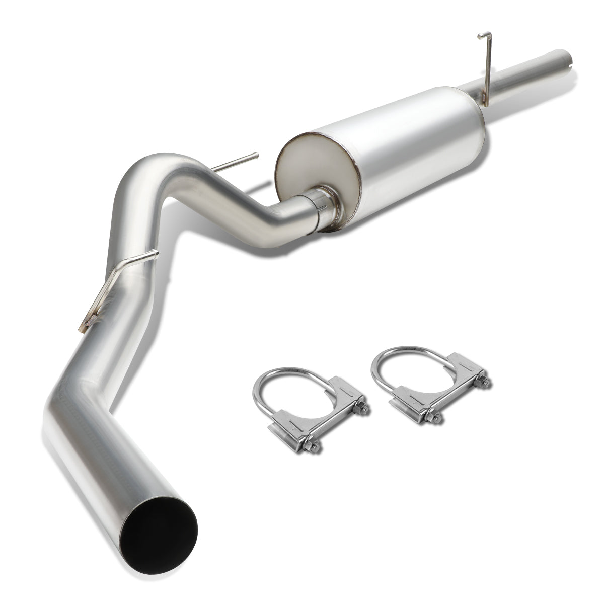 TUBERIA CATBACK CATBACK - 10-14 FORD F-150 6.2L - EXTENDED CAB - SINGLE TIP - STAINLESS STEEL