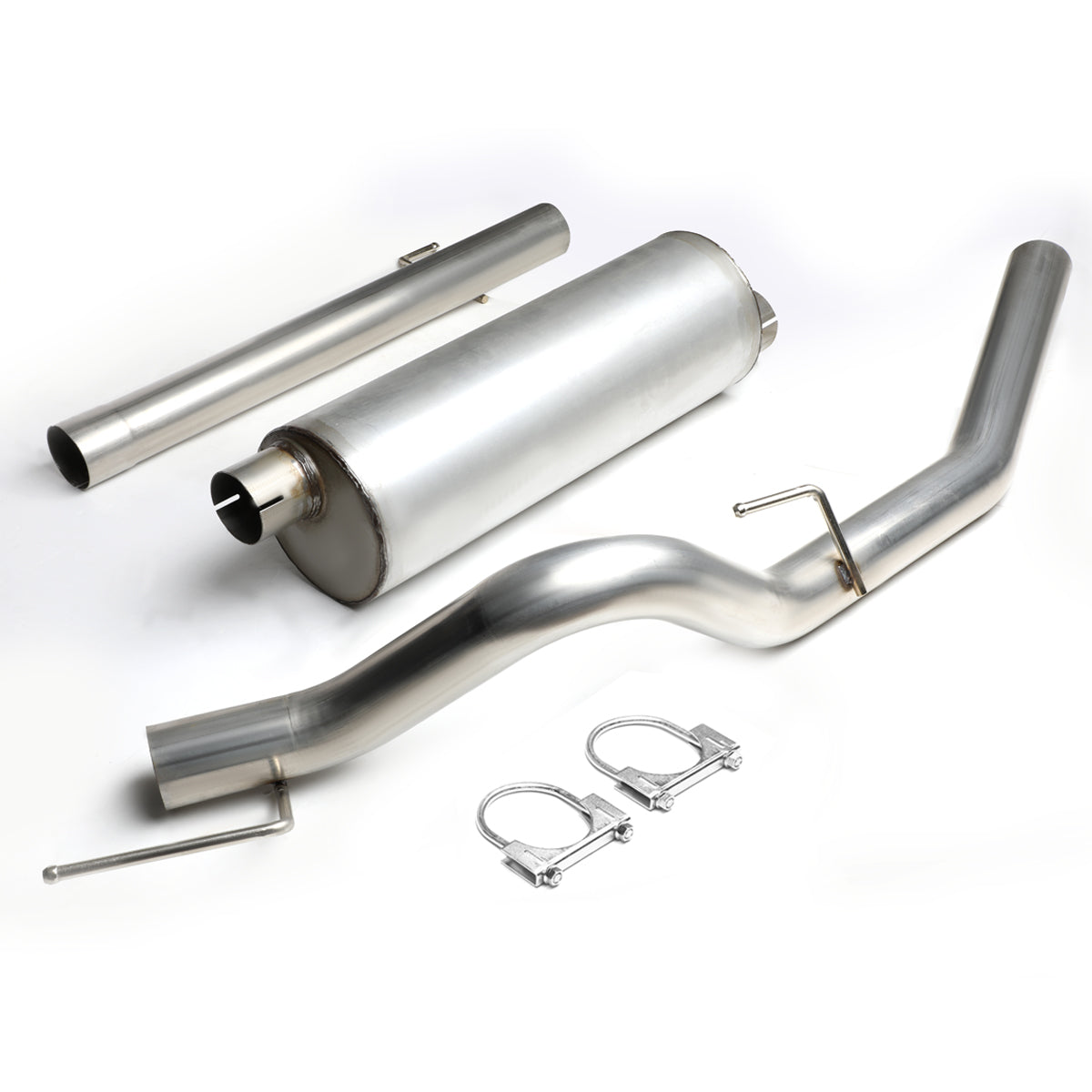 TUBERIA CATBACK CATBACK - 10-14 FORD F-150 6.2L - EXTENDED CAB - SINGLE TIP - STAINLESS STEEL