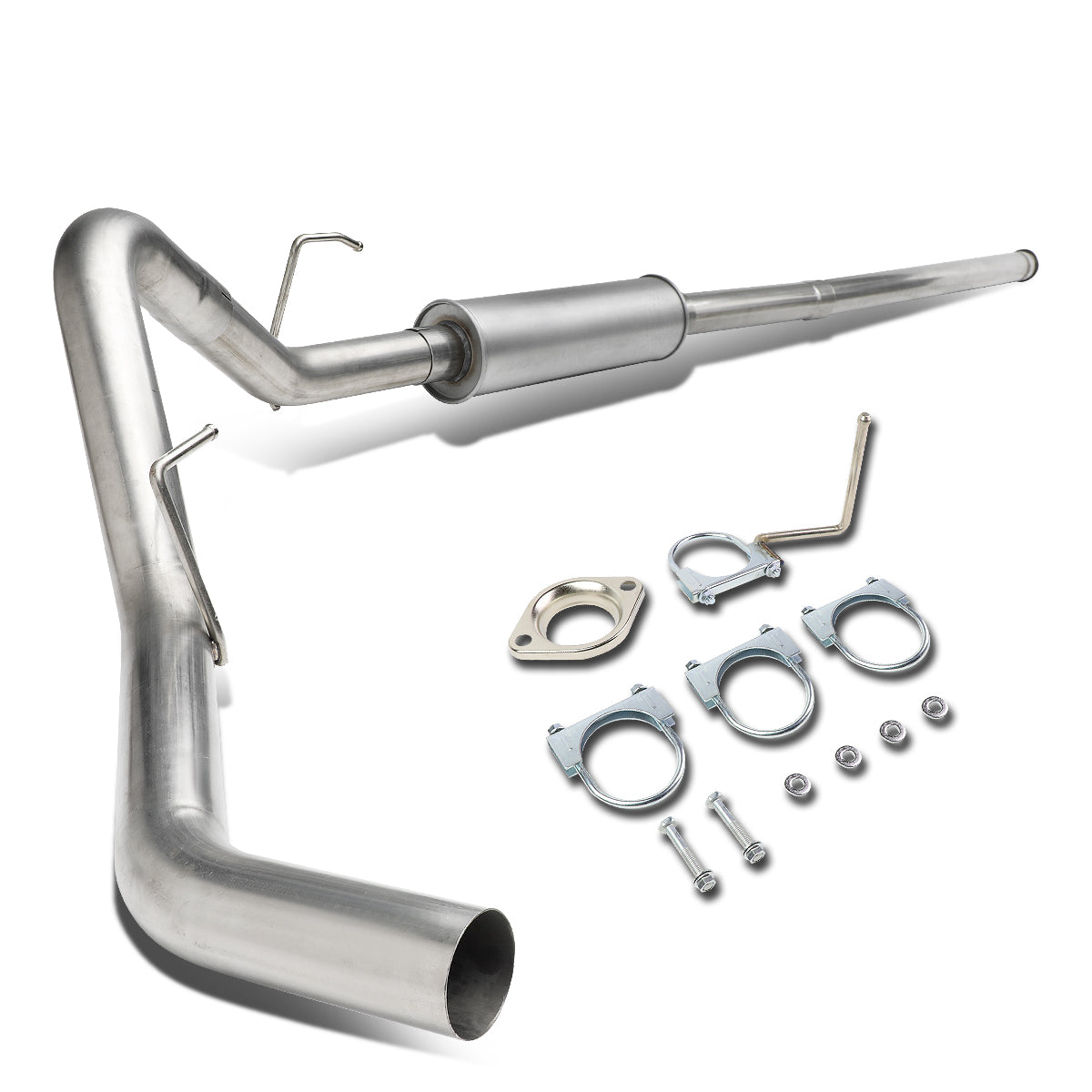 TUBERIA CATBACK CATBACK - 15-17 FORD F-150 2.7L, 3.5L ECO-BOOST - STANDARD / EXTENDED / CREW CAB - SINGLE - STAINLESS STEEL