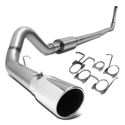 TUBERIA CATBACK CATBACK - 94-96 FORD F-250 7.3L TURBO DIESEL / 94-97 FORD F-350 7.3L TURBO DIESEL - SINGLE TIP - STAINLESS STEEL