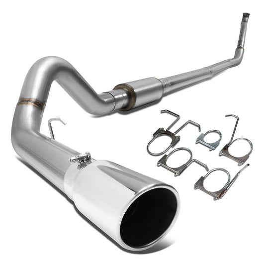 TUBERIA CATBACK CATBACK - 94-96 FORD F-250 7.3L TURBO DIESEL / 94-97 FORD F-350 7.3L TURBO DIESEL - SINGLE TIP - STAINLESS STEEL