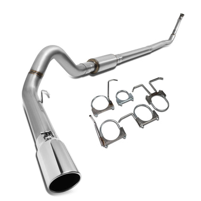 TUBERIA CATBACK CATBACK - 94-96 FORD F-250 7.3L TURBO DIESEL / 94-97 FORD F-350 7.3L TURBO DIESEL - SINGLE TIP - STAINLESS STEEL