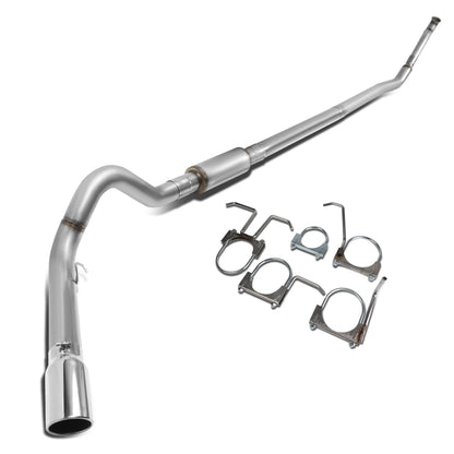 TUBERIA CATBACK CATBACK - 94-96 FORD F-250 7.3L TURBO DIESEL / 94-97 FORD F-350 7.3L TURBO DIESEL - SINGLE TIP - STAINLESS STEEL