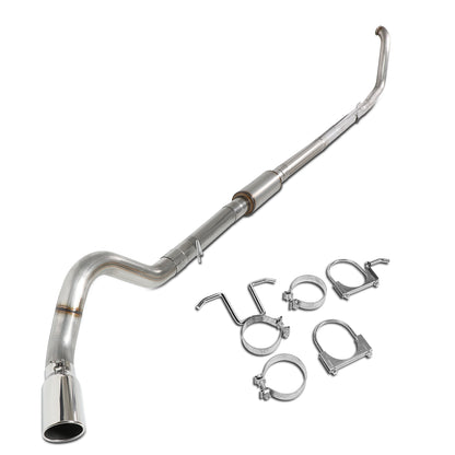 TUBERIA CATBACK CATBACK - 99-03 FORD F-250 7.3L TURBO DIESEL / 99-03 FORD F-350 7.3L TURBO DIESEL - SINGLE TIP - STAINLESS STEEL