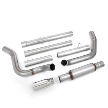 TUBERIA CATBACK CATBACK - 99-03 FORD F-250 7.3L TURBO DIESEL / 99-03 FORD F-350 7.3L TURBO DIESEL - SINGLE TIP - STAINLESS STEEL