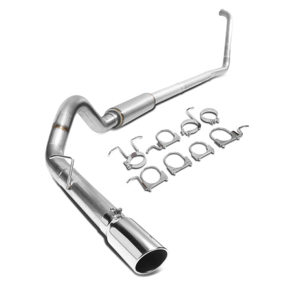 TUBERIA CATBACK CATBACK - 03-07 FORD F-250 6.0L TURBO DIESEL / 03-07 FORD F-350 6.0L TURBO DIESEL - SINGLE TIP - STAINLESS STEEL