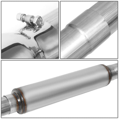 TUBERIA CATBACK CATBACK - 03-07 FORD F-250 6.0L TURBO DIESEL / 03-07 FORD F-350 6.0L TURBO DIESEL - SINGLE TIP - STAINLESS STEEL