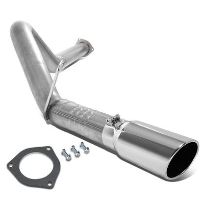 TUBERIA CATBACK CATBACK - 11-14 FORD F-250, F-350, F-450 SUPER DUTY 6.7L DIESEL CREW / EXTENDED CAB W/ 6.5FT / 8FT BED - SINGLE TIP - STAINLESS STEEL