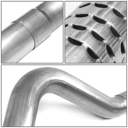 TUBERIA CATBACK CATBACK - 11-14 FORD F-250, F-350, F-450 SUPER DUTY 6.7L DIESEL CREW / EXTENDED CAB W/ 6.5FT / 8FT BED - SINGLE TIP - STAINLESS STEEL