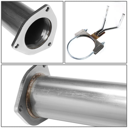 TUBERIA CATBACK CATBACK - 15-16 FORD F-250, F-350, F-450 SUPER DUTY CREW / EXTENDED CAB W/ 6-3/4 & 8FT BEDS - SINGLE TIP - STAINLESS STEEL