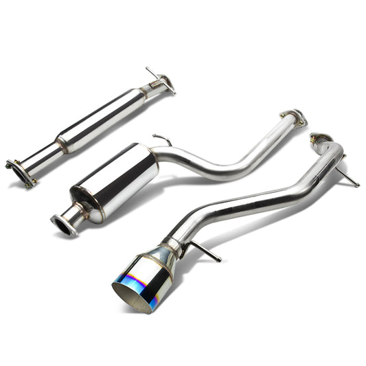 TUBERIA CATBACK CATBACK - 00-04 FORD FOCUS - SINGLE BURNT TIP - STAINLESS STEEL