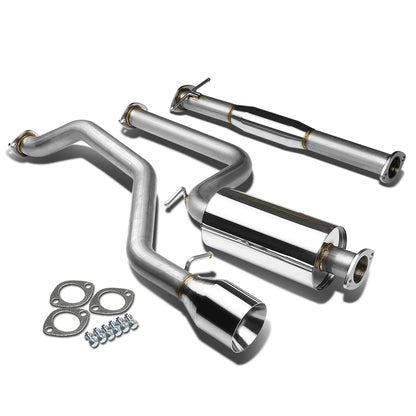 TUBERIA CATBACK CATBACK - 00-04 FORD FOCUS - ROLLED TIP - STAINLESS STEEL