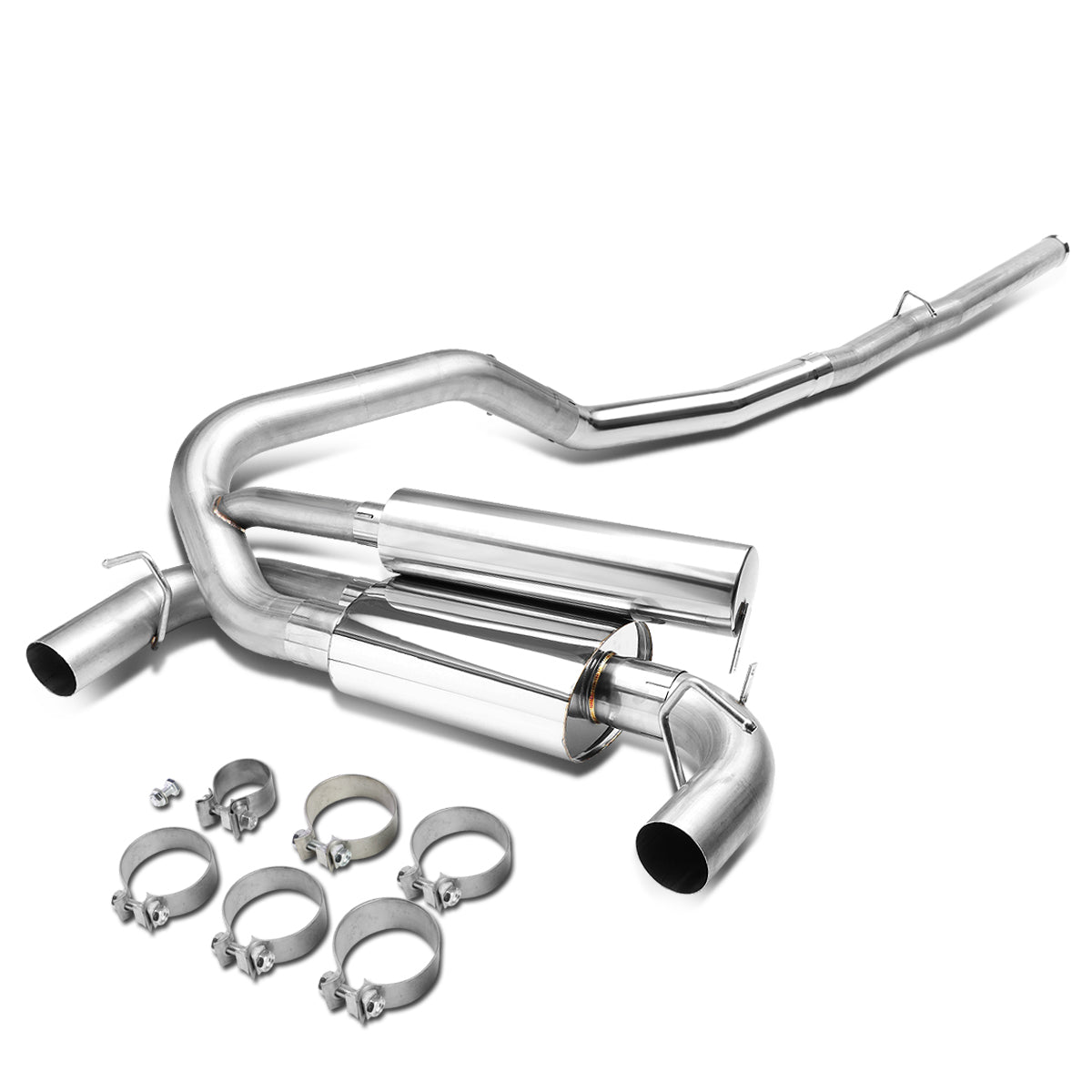 TUBERIA CATBACK CATBACK - 16-18 FORD FOCUS RS 2.3L TURBO - STAINLESS STEEL