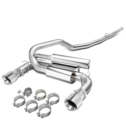 TUBERIA CATBACK CATBACK - 16-18 FORD FOCUS RS 2.3L TURBO WITH MUFFLER TIP  (3-163 = 3-165) - STAINLESS STEEL