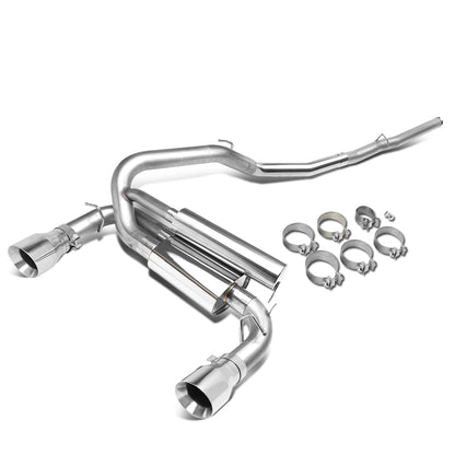 TUBERIA CATBACK CATBACK - 16-18 FORD FOCUS RS 2.3L TURBO WITH MUFFLER TIP  (3-163 = 3-165) - STAINLESS STEEL