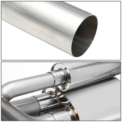 TUBERIA CATBACK CATBACK - 16-18 FORD FOCUS RS 2.3L TURBO WITH MUFFLER TIP  (3-163 = 3-165) - STAINLESS STEEL