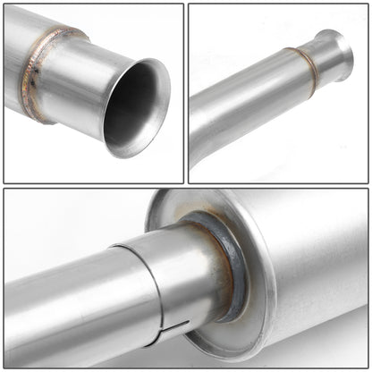 TUBERIA CATBACK CATBACK - 16-18 FORD FOCUS RS 2.3L TURBO WITH MUFFLER TIP  (3-163 = 3-165) - STAINLESS STEEL