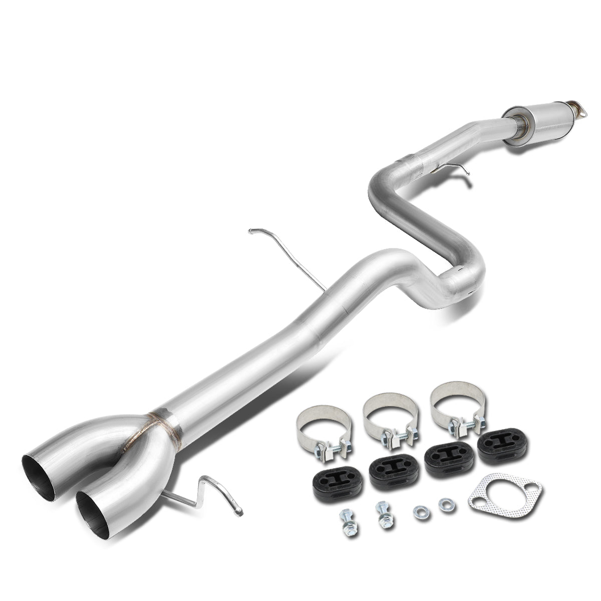 TUBERIA CATBACK CATBACK - 14-17 FORD FIESTA 1.6L TURBO - STAINLESS STEEL