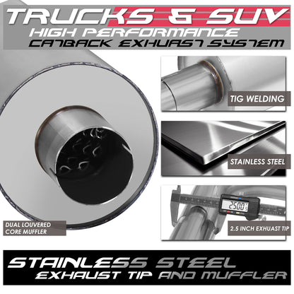 TUBERIA CATBACK CATBACK - 07-14 TOYOTA FJ CRUISER 4.0L - STAINLESS STEEL