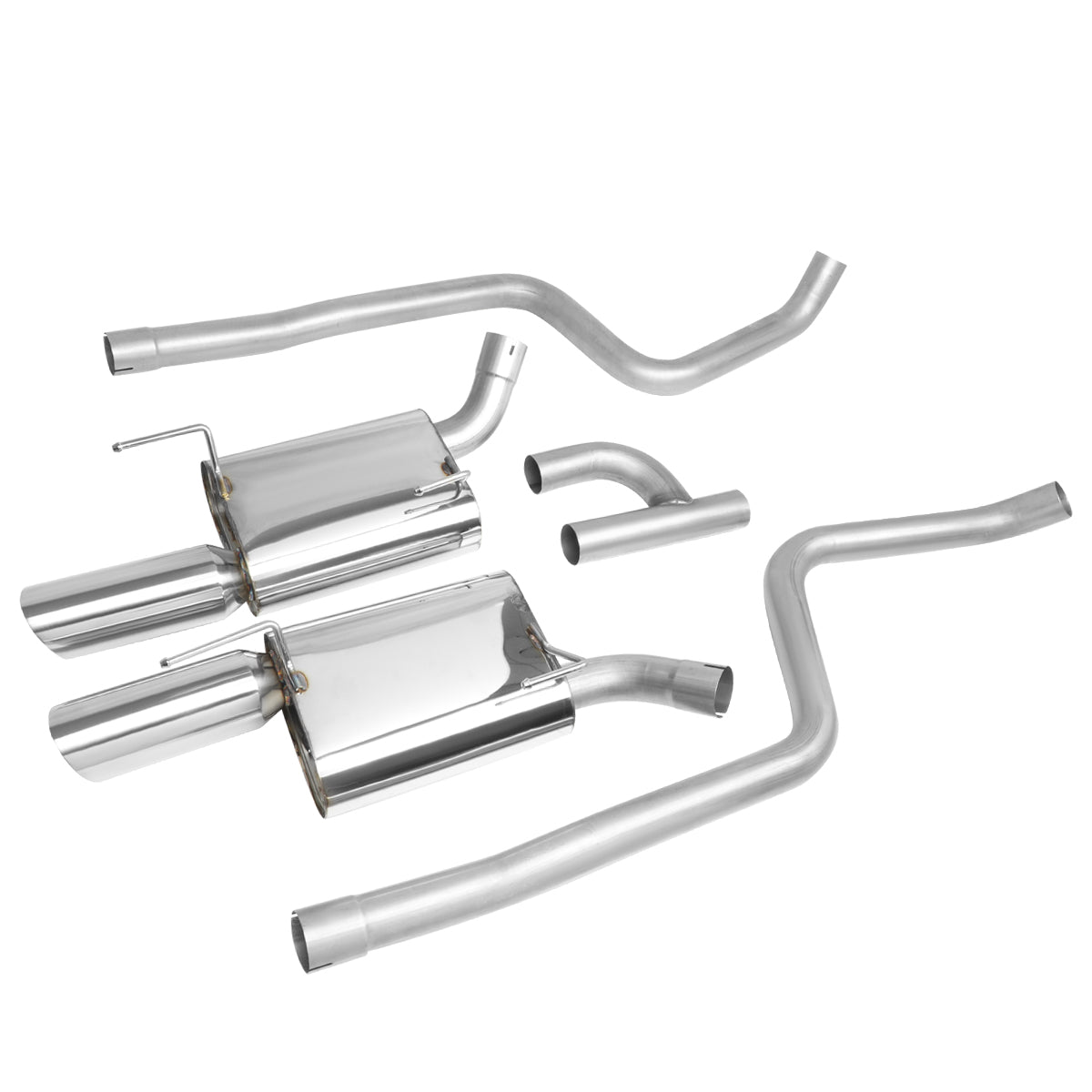 TUBERIA CATBACK CATBACK - 05-10 FORD MUSTANG 4.0L - STAINLESS STEEL